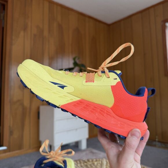 Altra Womens Timp 5 AL0A85P6760 Yellow/Red Running Shoes Sneaker Women’s Sz 7.5 - Picture 11 of 15